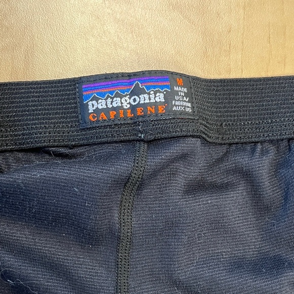 PATAGONIA Vintage Capilene Performance Base Layer Thermal Pants Men's Medium - Picture 5 of 10